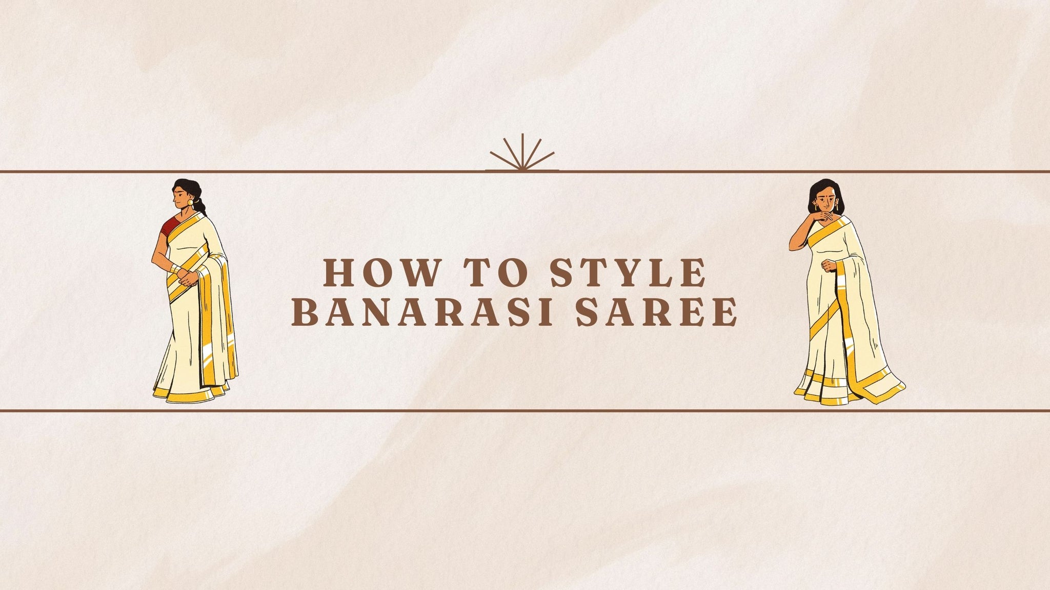 How to style Banarasi Saree