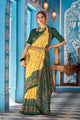 Mesmerising Yellow Colour Traditional Looking Silk Saree