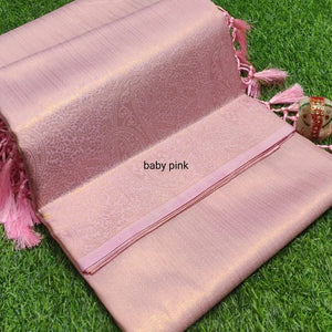 Baby Pink Kubera Pattu Saree