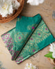 Jazzy Rama Colour Traditional Looking Silk Saree