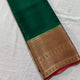 Innovative Mehendi Colour Traditional Looking Silk Saree