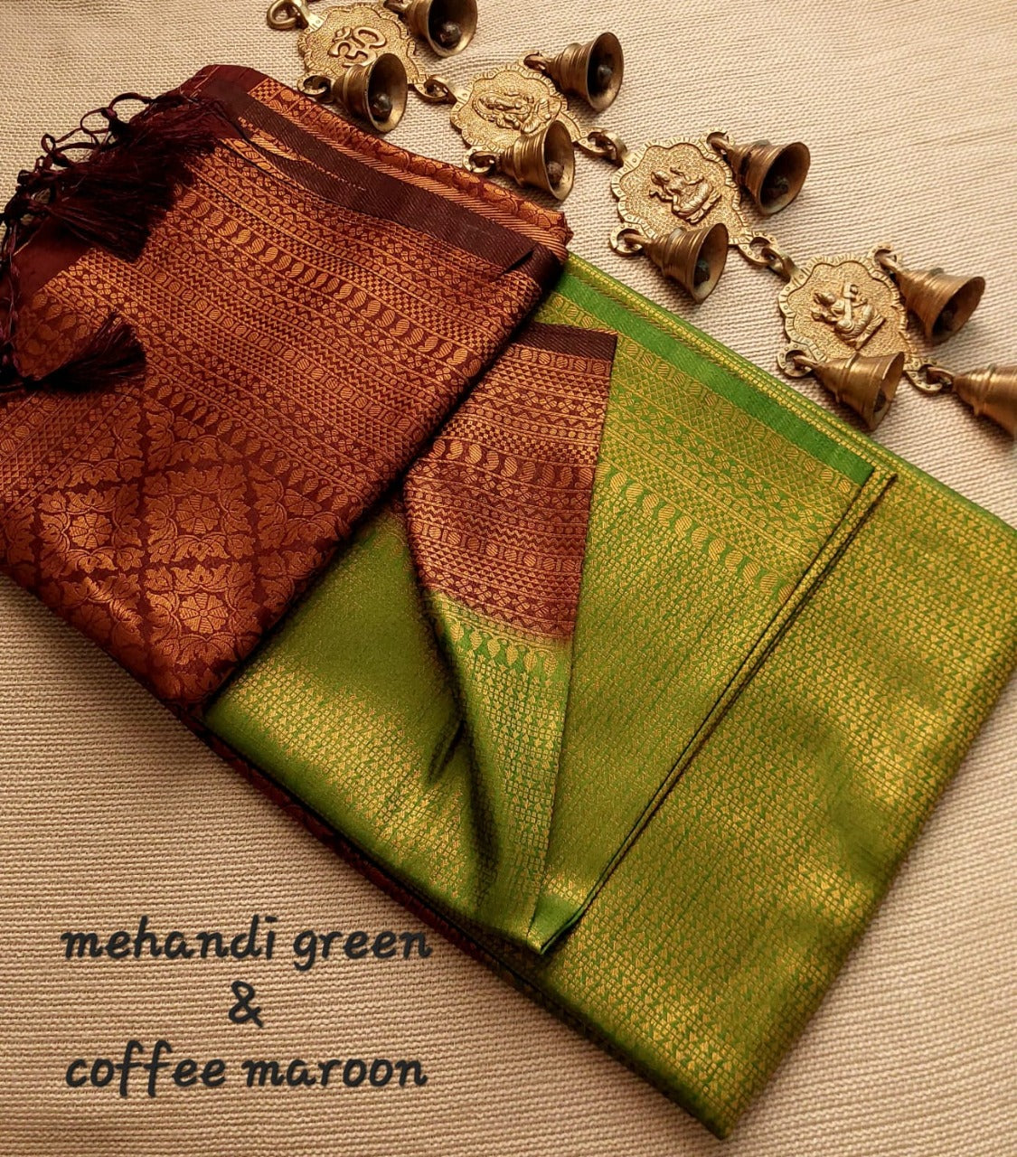 Green  Colour Traditional Looking Silk Saree