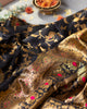 Jazzy Black  Colour Traditional Looking Silk Saree