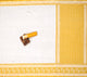 Yellow Soft Silk Saree With Gold Zari Border